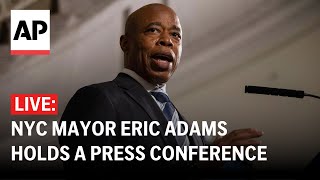 LIVE NYC Mayor Eric Adams holds press conference on UnitedHealthcare CEO shooting [upl. by Krenn]