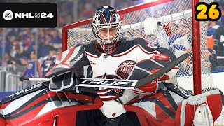 NHL 24 Goalie Be a Pro 26  quotRound One vs Presidents Trophy winnersquot [upl. by Erle984]