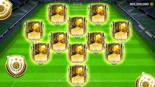 I Made The Best PRIME Icons amp Heroes Squad In FC Mobile [upl. by Ddet]