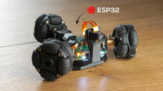 ESP32 based omnidirectional robots w camera  makermoekoe [upl. by Shanks360]