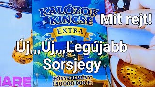 ÚjLegújabbKalózok Kincse Extra sorsjegy kaparásasorsjegy játék [upl. by Pump]