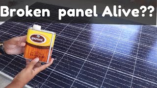 How To Repair Broken Solar Panels [upl. by Lock654]