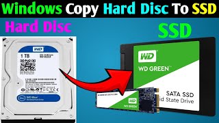 How To Copy Original Windows HDD to SSD  How To Copy Windows From HDD to SSD [upl. by Niad]