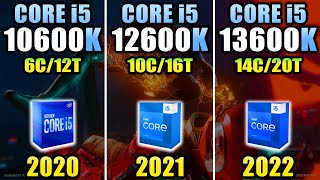 i510600K vs i512600K vs i513600K  How Much Performance Improvement [upl. by Maghutte]