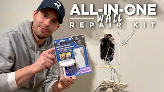 Wall Repair Kit With Everything Youll Need DAP Patch Kit [upl. by Aiuqat430]