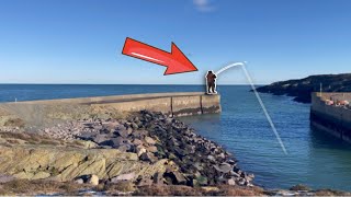 Sea Fishing in Amlwch Harbour [upl. by Dlorej259]