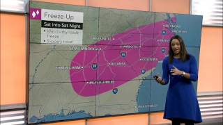 Frigid air to invade southern US following snowstorm [upl. by Schwinn243]