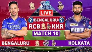 IPL 2024 Live Royal Challengers Bengaluru v Kolkata Knight Riders Live  RCB vs KKR Live Commentary [upl. by Iccir]