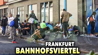 Der GEFÄHRLICHSTE Ort in Frankfurt 😳 Taunusstraße Bahnhofsviertel 😱🔥 [upl. by Abdella]