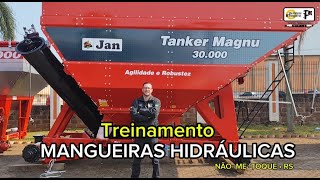 Treinamento na JAN Implementos agrícolas  mangueiras hidráulicas [upl. by Nathanil]