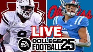 Mississippi State at Ole Miss  112924 Simulation EA College Football 25 [upl. by Ahsii]