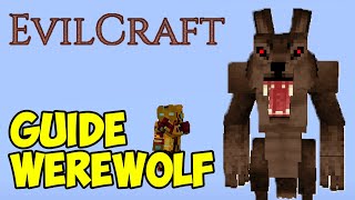 Minecraft Evilcraft Werewolf FULL GUIDE 2024  Evilcraft Werewolf Flesh [upl. by Fleta]