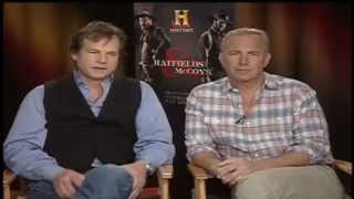 Kevin Costner amp Bill Paxton about Hatfields amp McCoys on CBS Atanta [upl. by Charmaine]