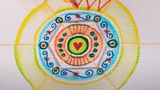 5 Mandalas in 9 Minuten  Ulrike Hirsch [upl. by Joshuah581]