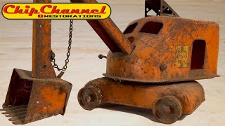 1957 Tonka Steam Shovel Digger State Highway Truck Restoration HiWay 4K [upl. by Alverson]