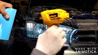 How to tint headlights light blue [upl. by Opportina943]