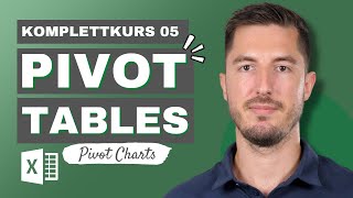 Pivot Komplettkurs 55 Interaktive Dashboards mit PivotTables in Microsoft Excel erstellen [upl. by Nnywg]