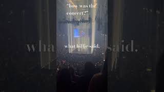 billieeilish concert billieeilishtour billieeilishconcert kansascity [upl. by Sura]