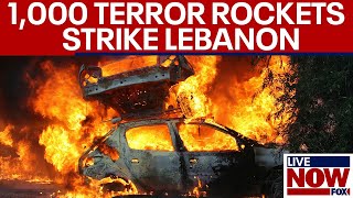 1000 terrorist rockets hit Lebanon Israel says as tensions rise with Hezbollah  LiveNOW from FOX [upl. by Ruhtracam]