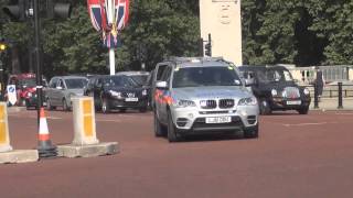 Metropolitan Police Responding  2x BMW X5 ARV 2x DPG Motorcycles 1x Police Van [upl. by Binetta]