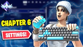 NEW best Fortnite SETTINGS and SENSITIVITY in Chapter 6 [upl. by Sualkcin]