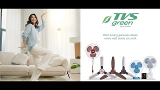 Introducing TVS Green Fans Your Wattsaving Geniuses [upl. by Berne]