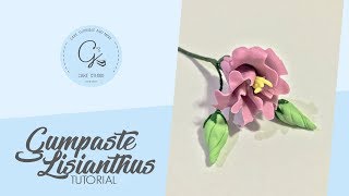 How to make Lisianthus Sugar Flower  Gumpaste Lisianthus [upl. by Herates285]