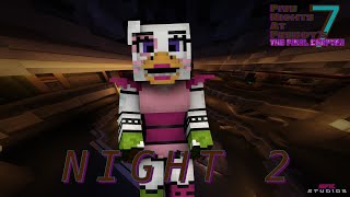 Night 2  Five Nights at Freddys 7 The Final Chapter  Minecraft Roleplay [upl. by Hyacinthia494]