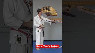 Basic Tonfa Jutsu Strikes tonfa kobudo okinawa weapons [upl. by Ayama]