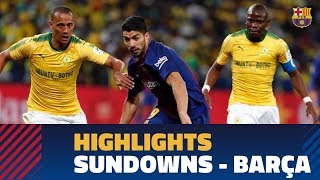 MAMELODI SUNDOWNS 13 BARÇA  Highlights [upl. by Yziar683]