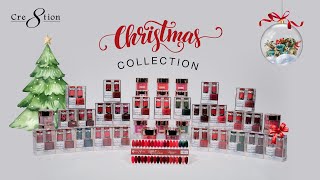 Cre8tion Products  36 Festive Nail Colors to Shine This Christmas  Christmas Collection 🎄 [upl. by Madaih563]