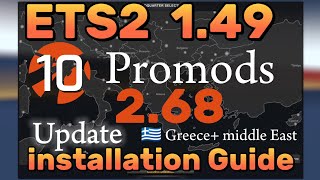 Ets2 149 Promods 268 Update Guide Installation ets2 simulator update [upl. by Catlee]