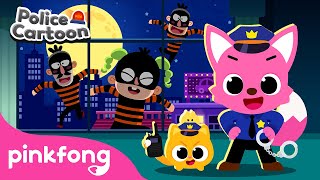 Catch the Thief in the City  Game Play  Pinkfong The Police  Official Pinkfong [upl. by Ardme]