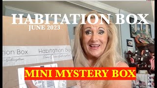 Habitation mystery box  June 2023  Unboxing and Review  Home Decor  Save 10 off your First Box [upl. by Aeslehc]