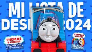 MI LISTA DE DESEOS 2024  EDICIÓN TRACKMASTER  TOMY  PLARAIL  PeterSam24 [upl. by Adnorrahs]