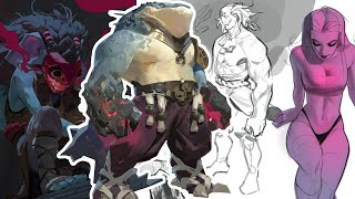 SKETCHES to SPLASH ART  Strong Shapes for Strong Characters【Mingchen Shen】Art Review [upl. by Fiorenza]