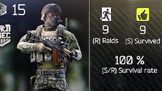 LVL 15 in 9 Raids  PERFECT TARKOV RUN Part 1 [upl. by Artus]