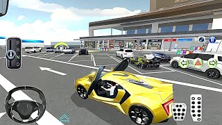 Cleaning the cars on the new parking lot  3D Driving Class 2024automobiledrivingautomotive [upl. by Engamrahc]