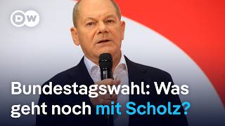 Kann die SPD den großen Rückstand vor der vorgezogenen Wahl noch aufholen  DW Nachrichten [upl. by Sotos]