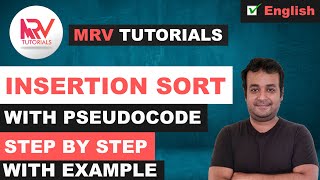 How Insertion Sort works   A simple Decrease and Conquer Strategy for sorting a list [upl. by Kenison]