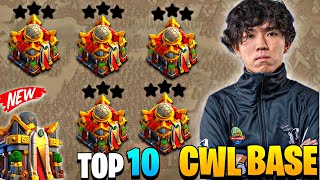 BEST Top 10 TH16 War Base Link  New TH16 CWL Base Link TOWN HALL 16 BASE LINK Clash Of Clans [upl. by Fleurette]