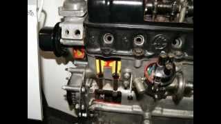 WIE EIN MOTOR FUNKTIONIERT HOW THE AN ENGINE motoru WORKS CAR 4 STROKE ŠKODA SCHNITTMOTOR [upl. by Craner]