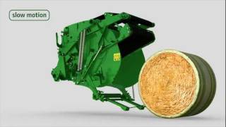 John Deere 900 Series Baler Concept  990 amp 960 Technical View [upl. by Viola]