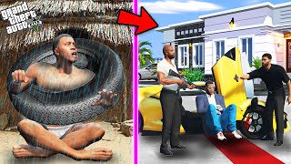 GTA 5  Franklins Journey To Become Richest Person Ever With Shinchan in GTA 5  GTA 5 mods [upl. by Yelad]