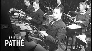 Typewriting Speed Contest 1938 [upl. by Retrak]