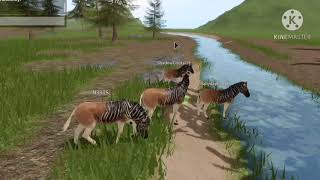 Roblox cenozoic survival Quagga documentary [upl. by Islean]