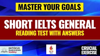 IELTS Short General Reading Practice Test 93 With Answers [upl. by Ynamrej]