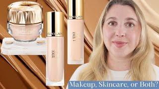 NEW LUXURY FOUNDATIONS  Cle de Peau amp Guerlain Parure Gold  Details Demos Comparisons [upl. by Naihtsirc]