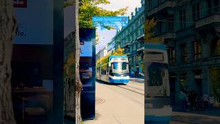 Zurich Switzerland 🇨🇭 Zürich Bahnhofstrasse shortsfeed travel visitzurich beautifulplace [upl. by Aniala]