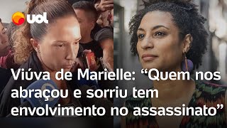 Viúva de Marielle Franco Saber que quem nos abraçou e sorriu tem envolvimento no assassinato [upl. by Xineohp324]